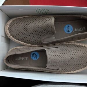 Esprit Women’s Brown Perforated Loafers